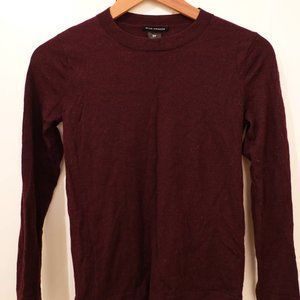 Club Monaco scarlet red knit sweater